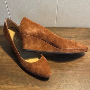 Talbots Lacey Suede Platform Wedges